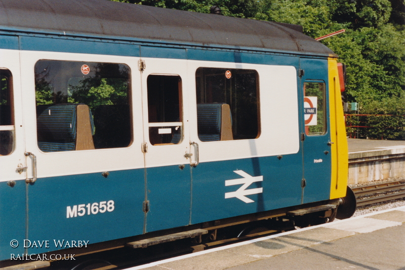 Class 115 DMU at Moor Park