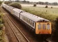 Class 116 DMU at Dunham Hill