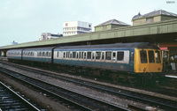 Class 116 DMU at Cardiff Central