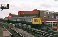 Class 116 DMU at Cardiff Central