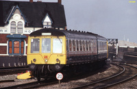 Class 116 DMU at Cardiff Central