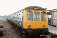 Class 116 DMU at Weymouth