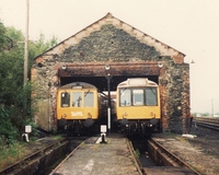Class 116 DMU at Machynlleth
