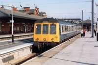 Class 116 DMU at Grantham