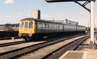 Class 116 DMU at Cardiff Central