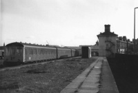 Class 116 DMU at Cardiff Bute Road