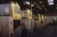 Class 116 DMU at Tyseley depot