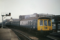 Class 116 DMU at Cardiff Central