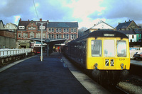 Class 116 DMU at Merthyr Tydfil