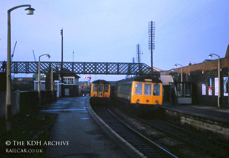 Class 116 DMU at Langley Green