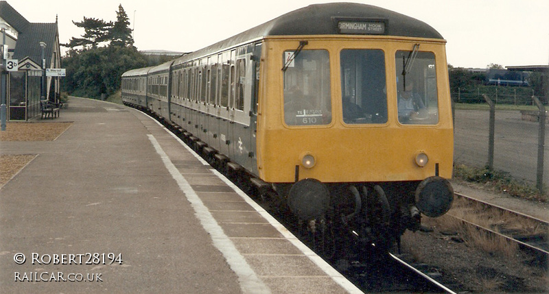 Class 116 DMU at Stratford-upon-Avon