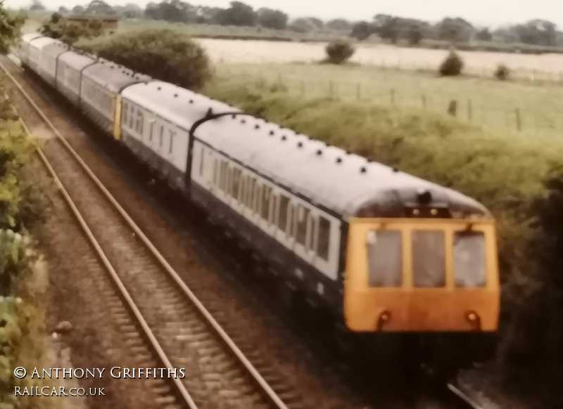 Class 116 DMU at Dunham Hill