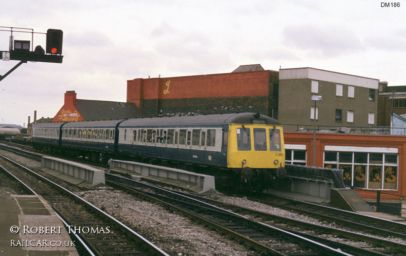 Class 116 DMU at Cardiff Central