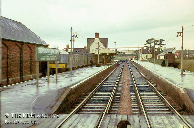 Class 116 DMU at Sidmouth Junction