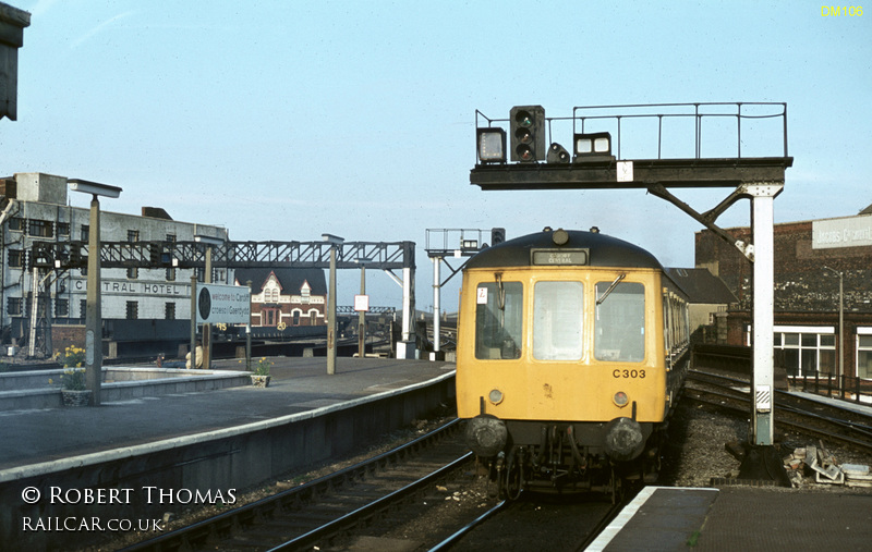 Class 116 DMU at Cardiff Central