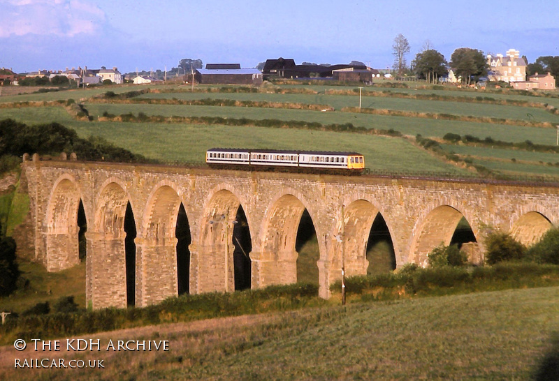 Class 116 DMU at Moorswater Viaduct