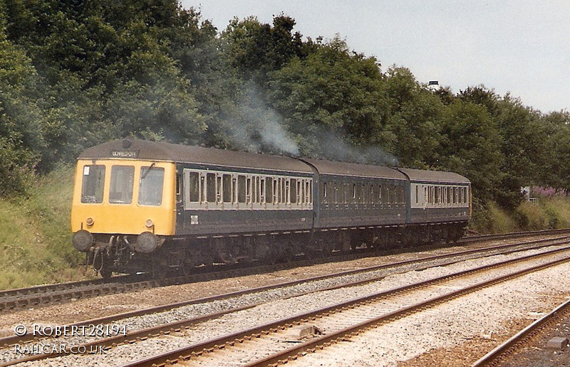 Class 116 DMU at Longbridge