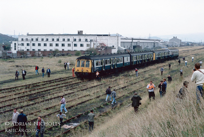 Class 116 DMU at Swansea Docks