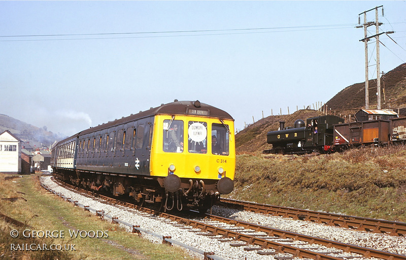 Class 116 DMU at Llynfi Junction