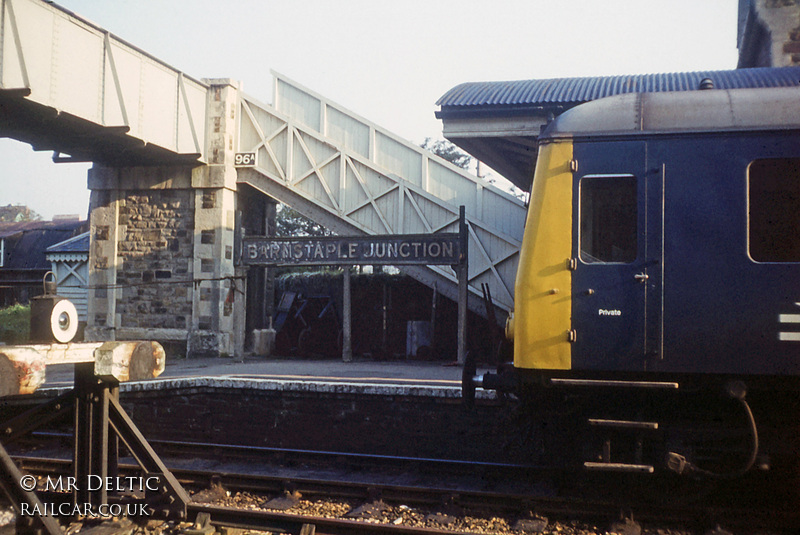 Class 116 DMU at Barnstaple Junction