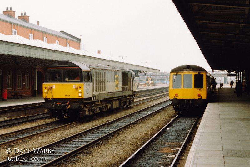 Class 116 DMU at Nottingham