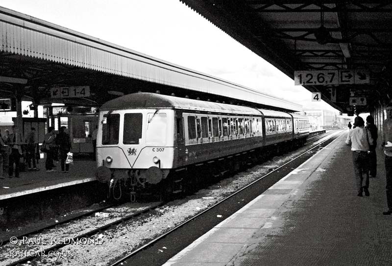 Class 116 DMU at Cardiff Central