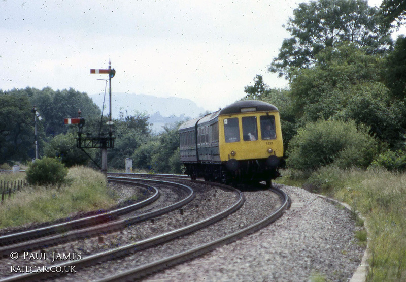 Class 116 DMU at Coedmoor Crossing