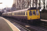 Class 117 DMU at University