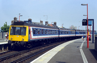 Class 117 DMU at Poole