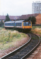 Class 117 DMU at Bedford St Johns