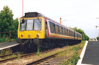 Class 117 DMU at Stewartby Green Lanes Halt