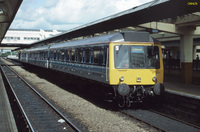 Class 117 DMU at Derby