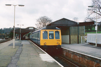 Class 117 DMU at Yeovil Pen Mill