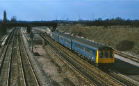 Class 117 DMU at Iver