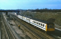 Class 117 DMU at Iver