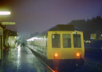 Class 117 DMU at Kensington Olympia