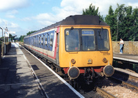 Class 117 DMU at Harringay Green Lanes