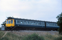 Class 117 DMU at near Iver