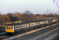 Class 117 DMU at near Iver