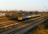 Class 117 DMU at Iver