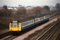 Class 117 DMU at Langley