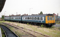 Class 117 DMU at Sleaford