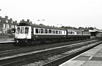 Class 117 DMU at Hereford