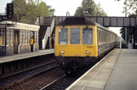 Class 117 DMU at Attenborough