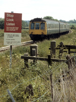 Class 117 DMU at Merry Lees