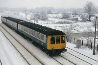 Class 117 DMU at Oxford