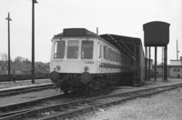 Class 117 DMU at Reading depot