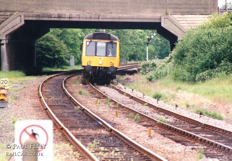 Class 117 DMU at Ridgmont