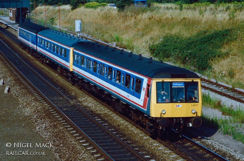 Class 117 DMU at Iver