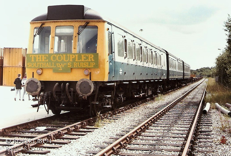 Class 117 DMU at Northolt Waste Transfer Terminal